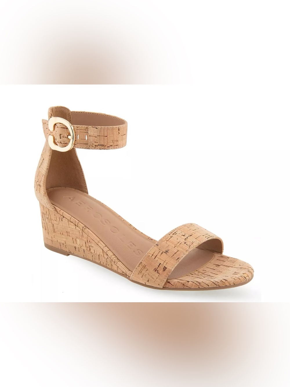 New In Box Aerosoles Willis Wedge Sandal Size 7.5